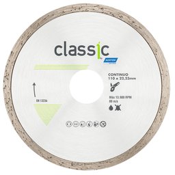 Disco de Corte Diamantado Contínuo Classic 4.3/8 Pol.