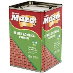 Resina Acrílica Premium Base DÁgua Cinza 18L -MAZA-24553
