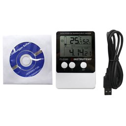 Termohigrômetro Digital -40 a 60°C com Datalogger