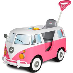 Mini Kombi Infantil Rosa com Pedal