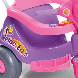 Mini Moto Infantil Rosa e Lilás com Pedal - CALESITA-947