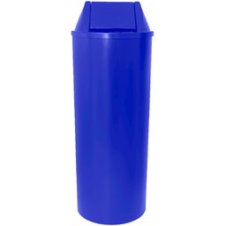 Cesto de Lixo Azul de 23L com Tampa Basculante -LAR PLASTICOS-191