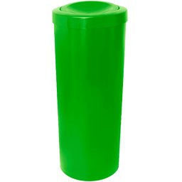 Cesto de Lixo Verde de 23L com Tampa Flip Top-LAR PLASTICOS-199