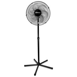 Ventilador de Coluna 50cm Preto com Grade de 120 Fios