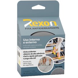 Fita Antiderrapante Cinza 50mm X 5m 