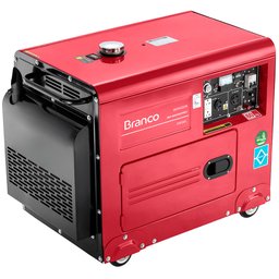 Gerador de Energia BD 6500SE à Diesel Silencioso 10CV 220V com Partida Elétrica