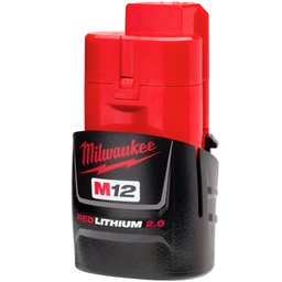 Bateria M12 2AH Íons de Lítio 12V-MILWAUKEE-48-11-2420