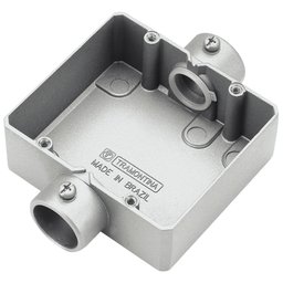 Condulete Duplo 3/4 Pol. Tipo CD com Rosca BSP sem Tampa