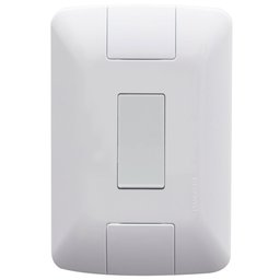 Conjunto 4x2 com Interruptor Paralelo Aria 6A 250V Aria Branco