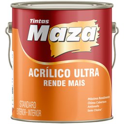 Tinta Acrílica Ultra Amarelo Canário Fosco 3.6L