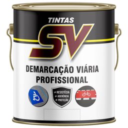 Tinta Demarcação Viária Profissional Acrílica Preta 3,6L 