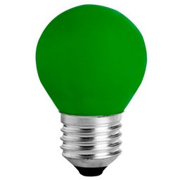 Lâmpada Incandescente de Bolinha Verde 15W 110V