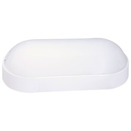 Luminária de Led Branca Fria Tartaruga Oval 6500K 18W Bivolt 