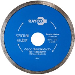 Disco Diamantado Liso 4.3/8 Pol.-RAYCO-12337