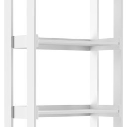 Estante Versátil e Decorativa Wood Branca com 5 Prateleiras MULTIVISAO-4642 - Imagem 3