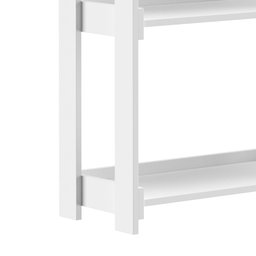 Estante Versátil e Decorativa Wood Branca com 5 Prateleiras MULTIVISAO-4642 - Imagem 4