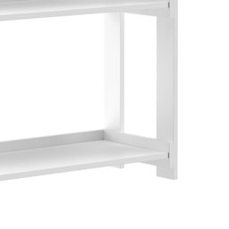 Estante Versátil e Decorativa Wood Branca com 5 Prateleiras MULTIVISAO-4642 - Imagem 5