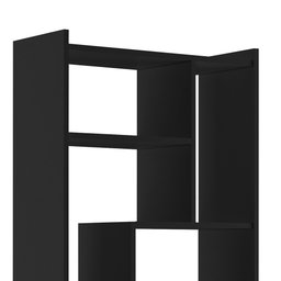 Estante Decorativa Lótus Preta 1,83M MULTIVISAO-3694 - Imagem 2