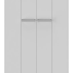 Armário Multiuso Big Panto de 2 Portas Branco MULTIVISAO-4798 - Imagem 4