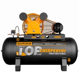 Compressor de Ar Top 20 MPV Média Pressão 20PCM 5HP 200 Litros 220V/440V Monofásico