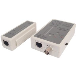 Testador Para Cabo de Rede RJ45 e BNC