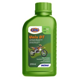 Lubrificante Monoviscoso Unix DT 200ml para Motores 2 Tempos