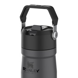 Garrafa Termica Stanley Flip Straw Charcoal Cinza 650ml - SOUVI