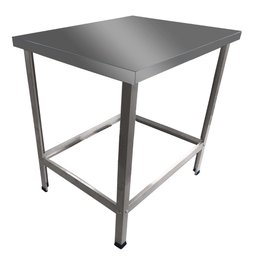 Mesa de Serviço Slim MSIS-11 55 x 55cm em Aço sem Travessa