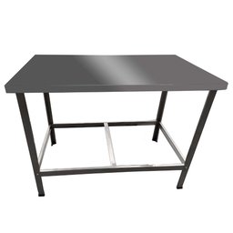 Mesa de Serviço Slim MSIS-13 55 x 70cm em Aço com 1 Travessa