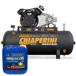 Conjunto Compressor 60 pés +PCM/AP3V 425 Litros Trifásico Chiaperini com Óleo 5 Litros CPM AW 150