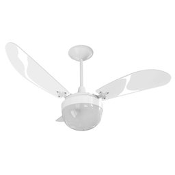 Ventilador De Teto Venti-delta Paraty Branco Com 3 Pás Branco 110v