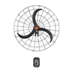 Ventilador De Parede Fixo 100cm Goar Metal Preto 220V