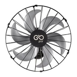 Ventilador Oscilante De Parede 50cm Goar Metal Preto 220V