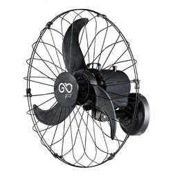 Ventilador Oscilante De Parede 60cm Goar Metal Preto 220V