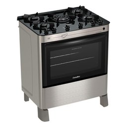 Fogão Esmaltec Jade 5B Inox Autolimpante Bivolt