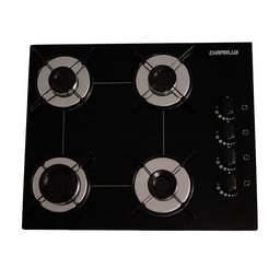 Fogão Cooktop 4 Bocas Ultra Chama Preto Acendimento Automático Bivolt