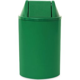 Cesto de Lixo Verde de 15L com Tampa Basculante 