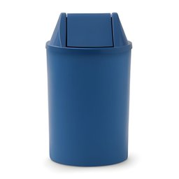 Cesto de Lixo Azul de 15L com Tampa Basculante 