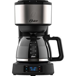 Cafeteira Day Light Programável Preta Inox Oster 220V