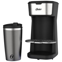 Cafeteira Oster 2day Inox 2 em 1 com Copo Térmico 220V