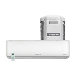 Ar Condicionado Split Agratto Hi Wall Liv Top Inverter 24.000 BTUs Quente e Frio Monofásico Branco LCST24QF-02I 220V