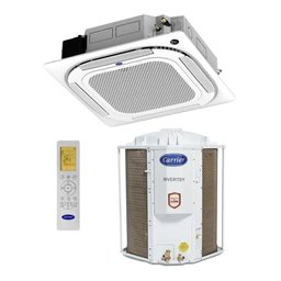Ar Condicionado Carrier Split Cassete 4 Vias Inverter 36.000 BTU/h Frio Monofásico Branco 40KVQD36C5 - 220V SPRINGER MIDEA-619759