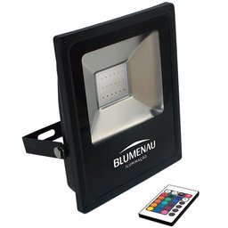 Refletor de Led Slim 20W RGB Bivolt