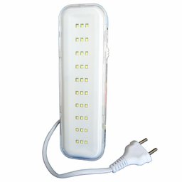 Luminária de Emergência Slim Bivolt 30 LEDs 6400K Branco