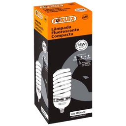 Lâmpada Fluorescente Tipo Espiral 36W 6500K Branca 