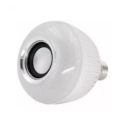 Lampada Luz Led Rgb Bluetooth Caixa Som Controle Remoto