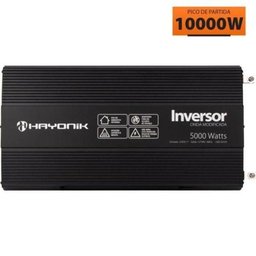 Inversor De Onda Modificada 5000w 12vdc-127v Pw13-4 Off Grid Hayonik [f003]