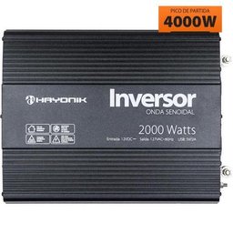 Inversor De Onda Senoidal 2000w 12vdc-127v Pw21-2 Off Grid Hayonik [f003]