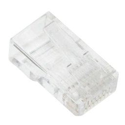 Conector RJ45 50U Cat6 com 10 Peças