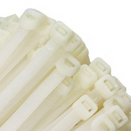 Abraçadeira De Nylon 100 Uni Cinta Plastica Enforca Branco